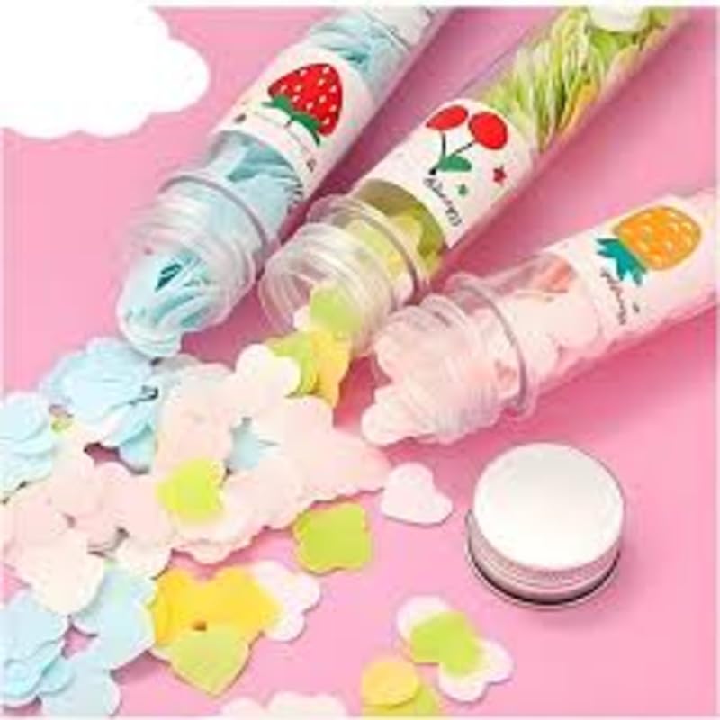 Fruit Design Paper Soap Sheets, 4 Travel Dispensers, Multi-colour, etc.-image-35