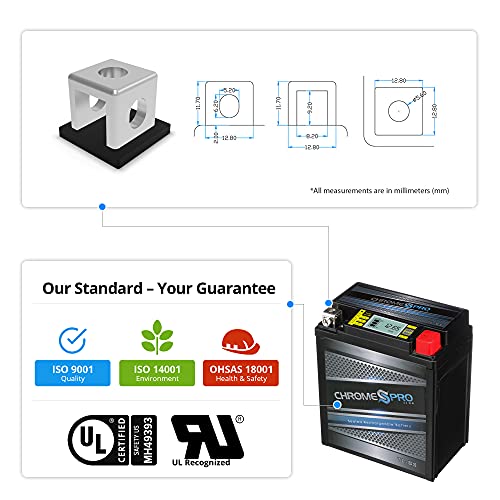 Chrome Pro Ytx7L-Bs High Performance - Maintenance Free - Sealed Igel Motorcycle Battery #TOP7