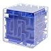 Produktbild GGG Labyrinth 3D magischer Würfel Roll Spielzeug Puzzle-Spiel für Kinder Erwachsene Blau