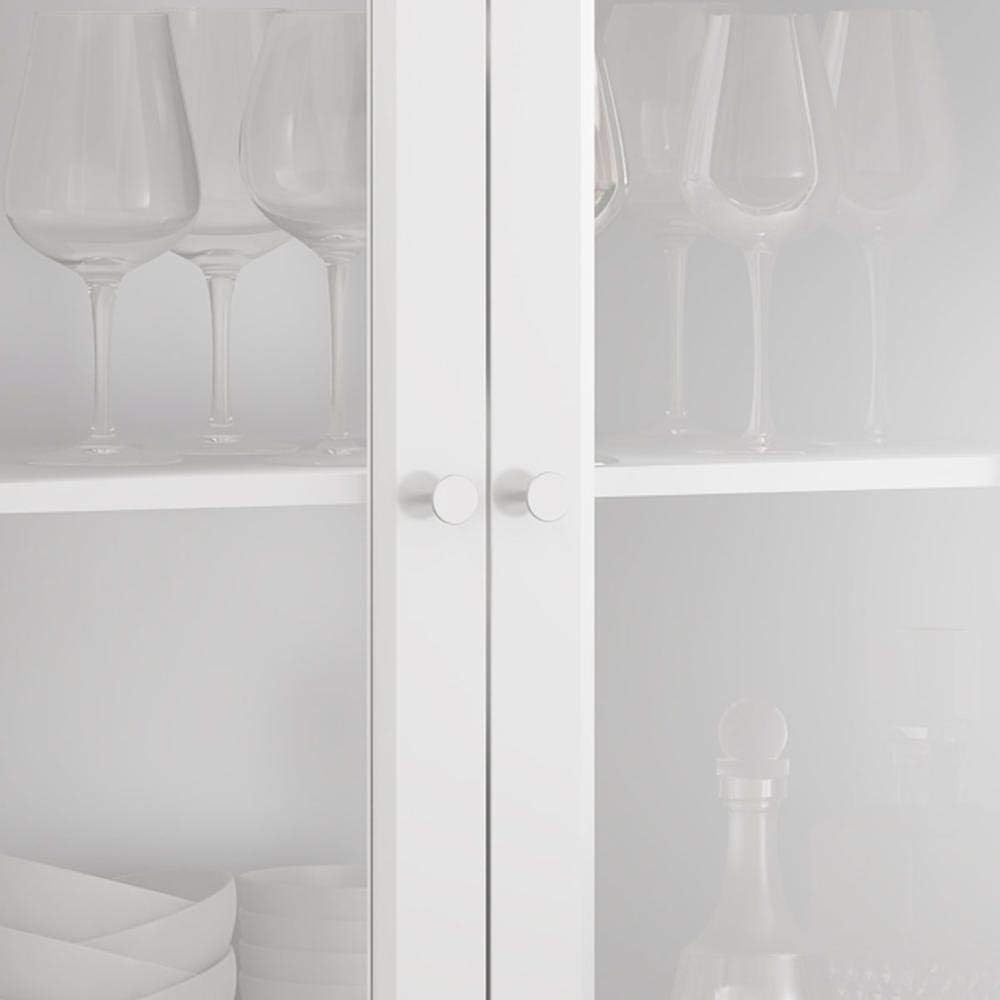 Cristaleira 2 Portas 1 Gaveta Ditália E-954 Branco