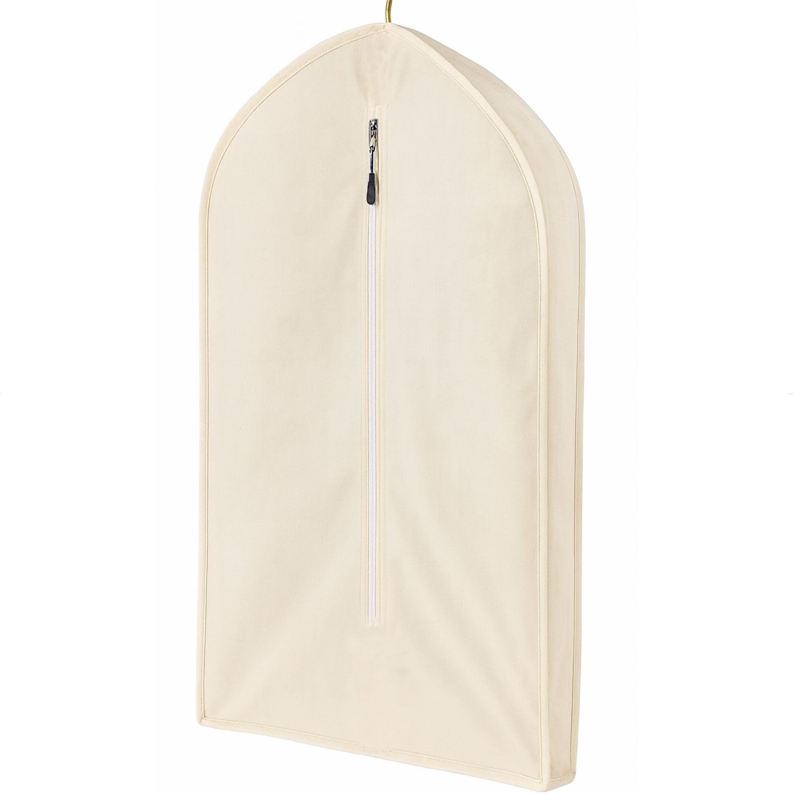 100% Cotton Garment Bag | Long | Breathable Garment Bags for Hanging Clothes | Garment Storage Bag for Long Dresses & Coats Storage | Pack of 1 (62 Inch)