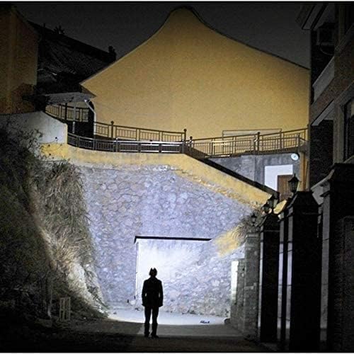 Super Bright Led Flashlight USB Led Torch T6/L2/V6 Power Tips Zoomable Bicycle Light Rechargeable Easy to Carry (Color : L2-8000 Lumens)