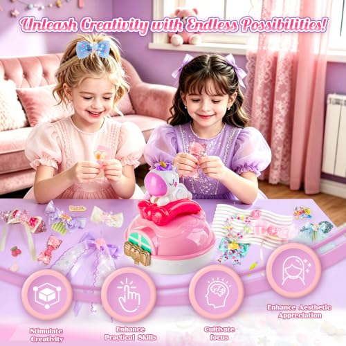 EFOSHM Bow Maker, DIY Hair Accessories for 5 6 7 Year Old Girls Gift by EFOSHM - Used condition - Image 6