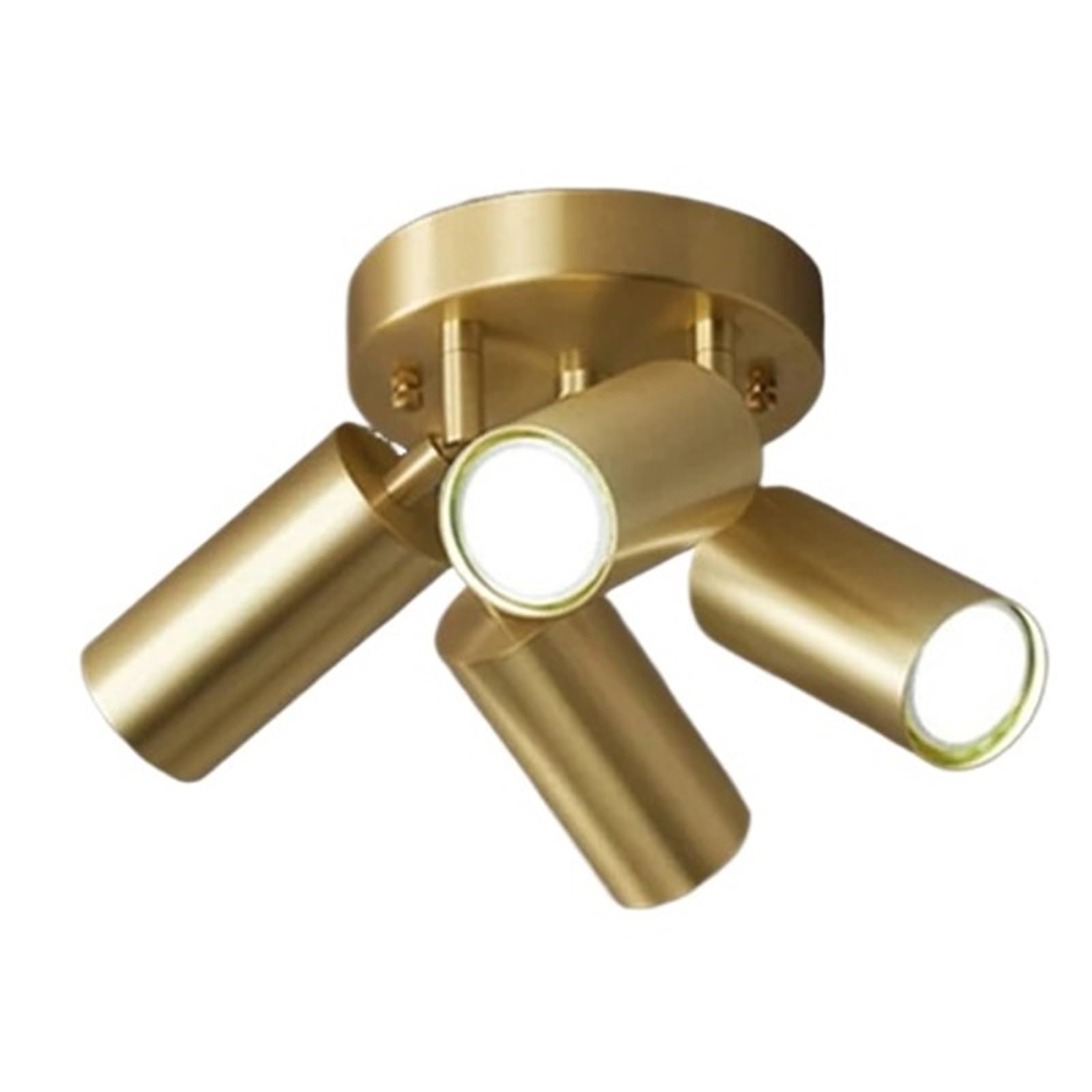 Zamontuj lampę sufitową, złota klasyczna oprawa sufitowa retro do korytarza, kuchni, sypialni(3-light,Neutral light 4500K)
