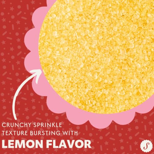Image of Sweets Indeed Flavored Sugar for Drinks and Baking, 5.11 ounces (Lemon)