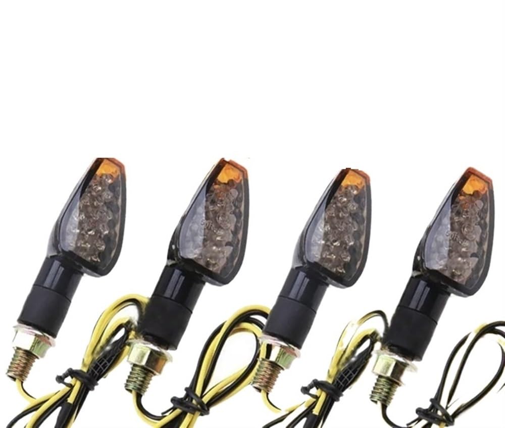 Clignotants Feux 4 pièces/Ensemble Clignotant Universel Moto Clignotants voyants Clignotant Clignotants Lampe Accessoires