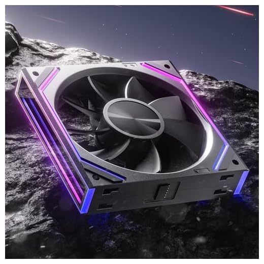 AsiaHorse DAWN RGB PC Lüfter 120MM Reverse Gehäuselüfter, ARGB Daisy Chain PC Lüfter [Infinity Mirror] [HDB] 71 CFM/1850 RPM/2.6MMH2O 4 Pin PWN & 5V 3Pin ARGB für Asus Aura ASRock GIGABYTE MSI