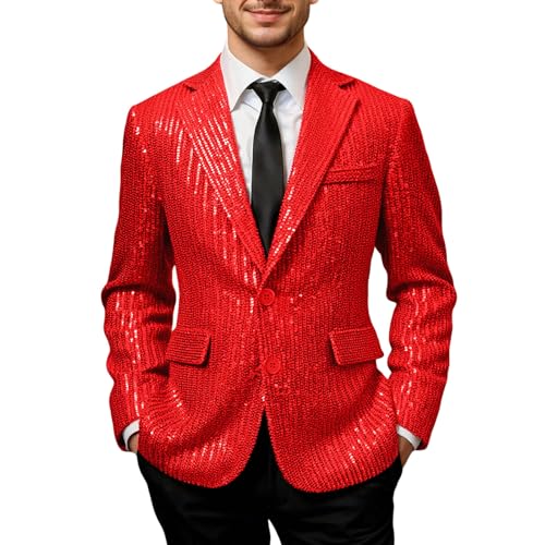 Veste à paillettes homme coupe slim finis les costumes ternes pour vos soirées de gala