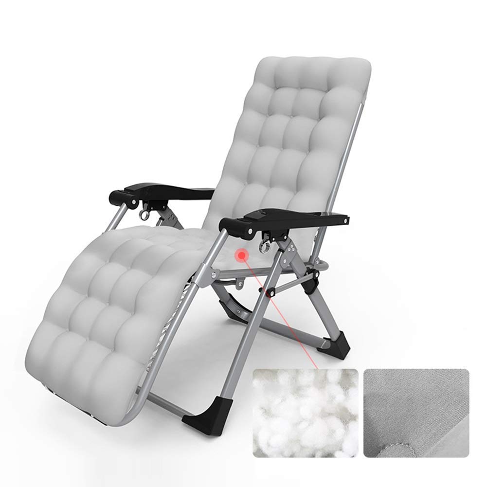 Chaise longue gravité zéro pour personnes lourdes soulageant le dos pour patio