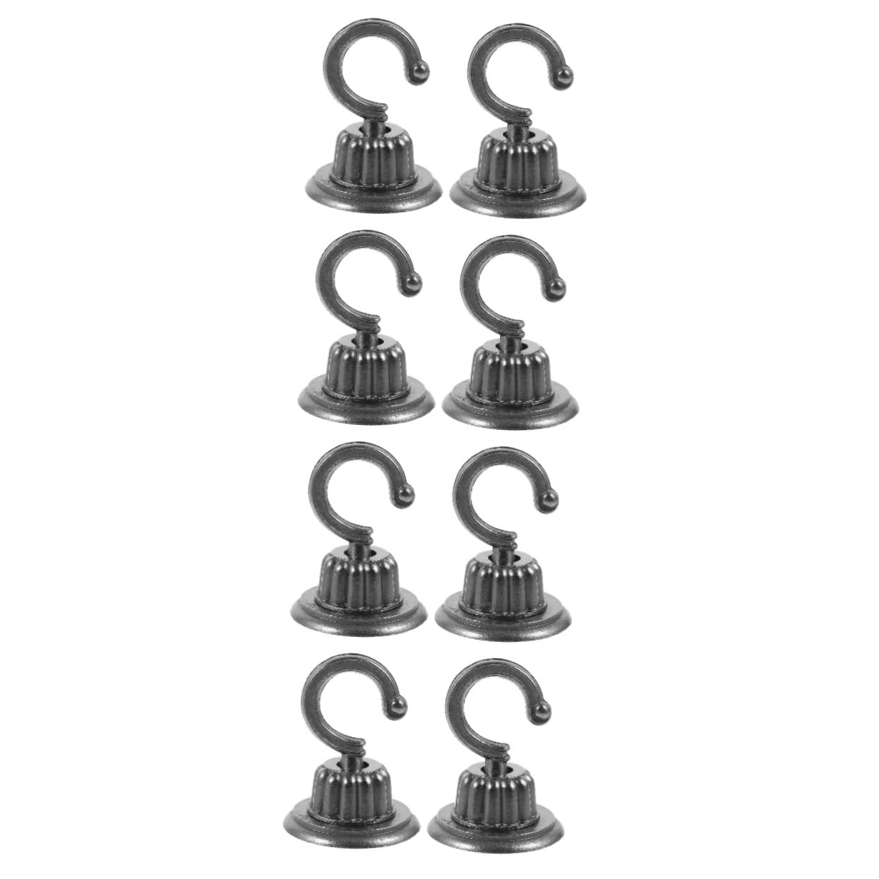 UPKOCH 4 Ensembles Crochets De Plafond Crochets À Fleurs Suspendus pour Plantes Intérieur Installation Facile Résistants Durables 2 Pièces * 4