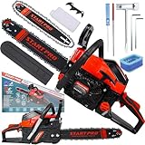 StartPro Benzin Kettensäge SCS-5030HD, EASY START, 1900W, Schwertlänge 38 cm...