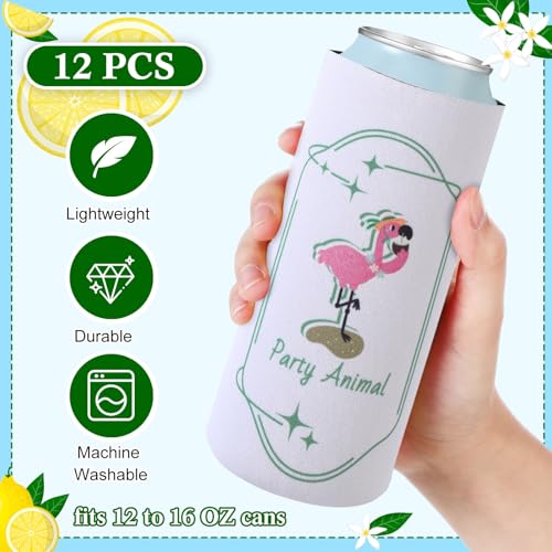 Image of SiliFine 12 Pack Funny Margs and Matrimony Martini Can Coolers Skinny Bachelorette Party Can Sleeves Bride Beer Cup Holder Set Cocktail Wine Themed Party Favors Bulk for Bride Bridesmaid Gifts