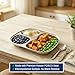 Korean Stainless Steel Divided Plates for Toddlers, Kids, Babies, Premium 304, Electro-Polished, No Black Residue, BPA-Free, 3-Compartment Plate, Food Tray for Camping, Balanced Meals, Set of 2