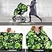 Baby Car Seat Canopy Cover for Mom, Soft Breathable Nursing Breastfeeding Covers Multi Use Stroller Sun Shade Newborn Shower Gift，Green Floral