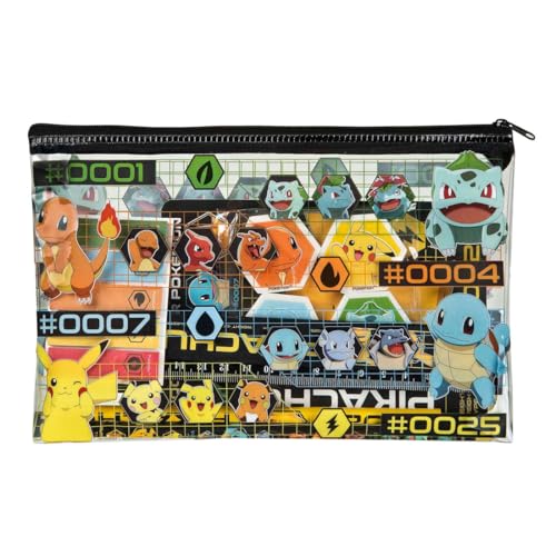 Undercover - Mini Set di Scrittura Pokémon Bumper con Contenuto - Set di cancelleria Compatto con Penne e Accessori - Ideale per la Scuola, Il Tempo Libero e i Viaggi