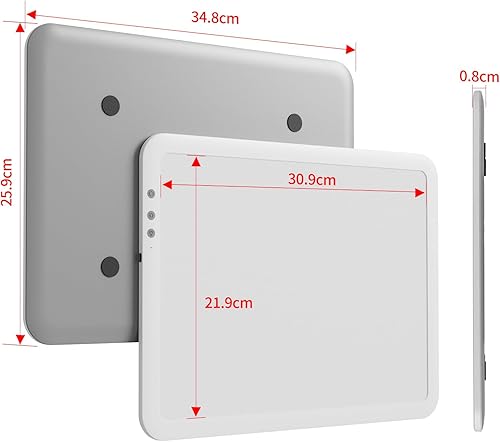 Miniatura 4 de iVAOOZE Caja de luz recargable con batería para trazar, caja de luz inalámbrica A4, tablero de luz para dibujar bocetos HTV, almohadilla de luz