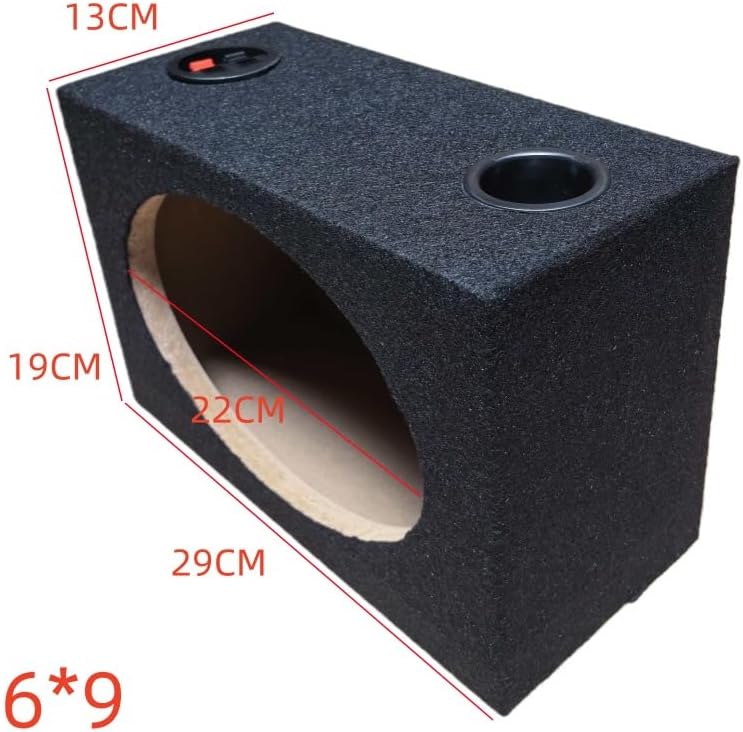6 * 9 Black Slim Speaker Case Universal Speaker Woofer Chassis