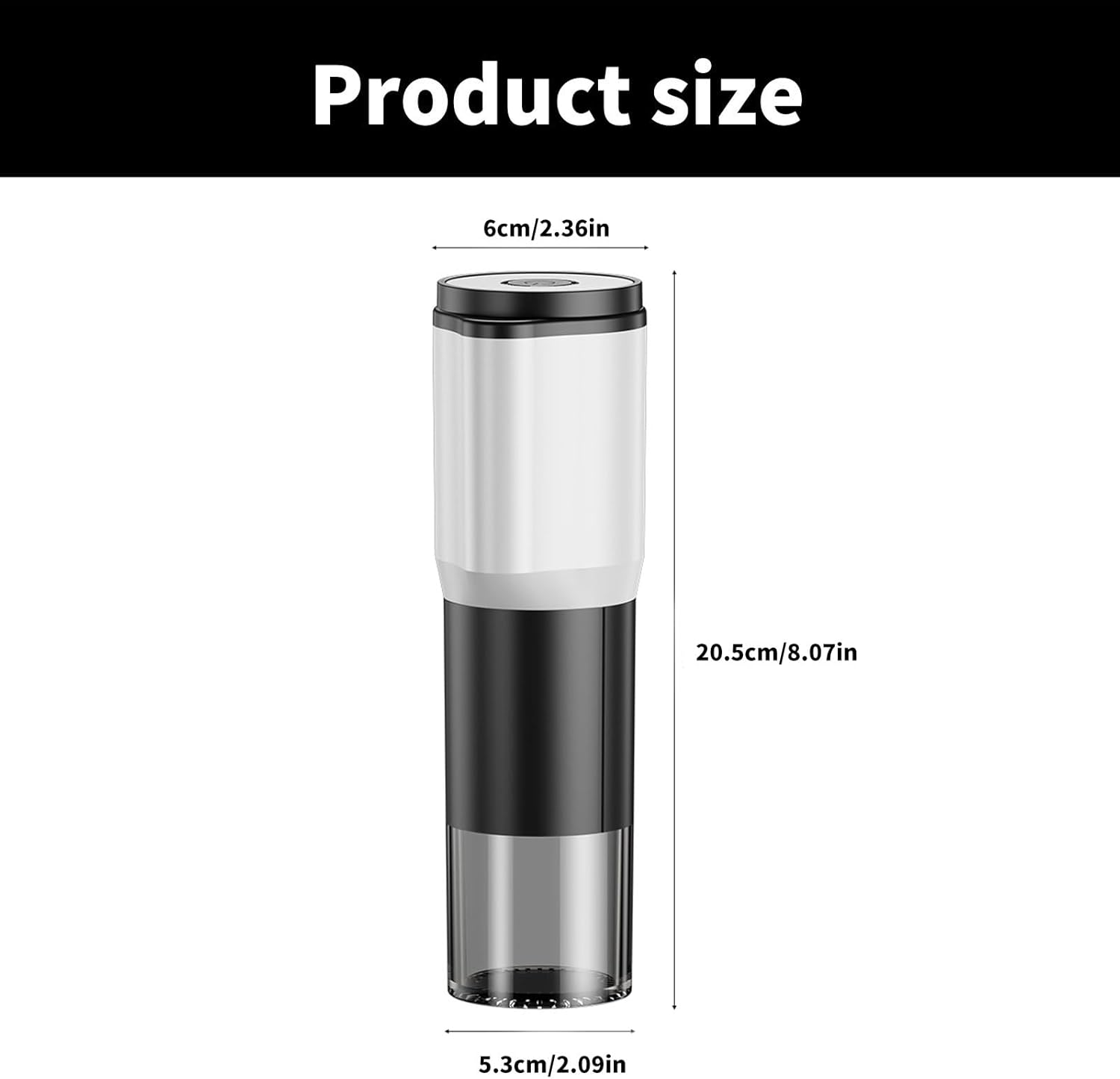 Coffee Grinder Electric Coffee Mill Small Coffee Grinder 1300mAh Office Coffee Grinder Suitable For Travel Camping