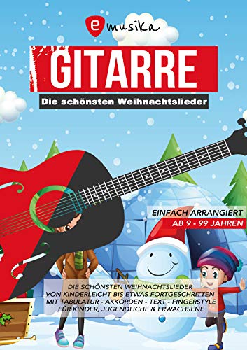 Die schönsten Weihnachtslieder für Gitarre einfach arrangiert - Von Kinderleicht bis etwas Fortgeschritten - Mit Tabulatur, Akkorden, Text, ... sowie leicht Fortgeschrittene für 0,00 EUR bei amazon.de Bild: Die schönsten Weihnachtslieder für Gitarre einfach arrangiert - Von Kinderleicht bis etwas Fortgeschritten - Mit Tabulatur, Akkorden, Text, ... sowie leicht Fortgeschrittene für 0,00 EUR bei amazon.de