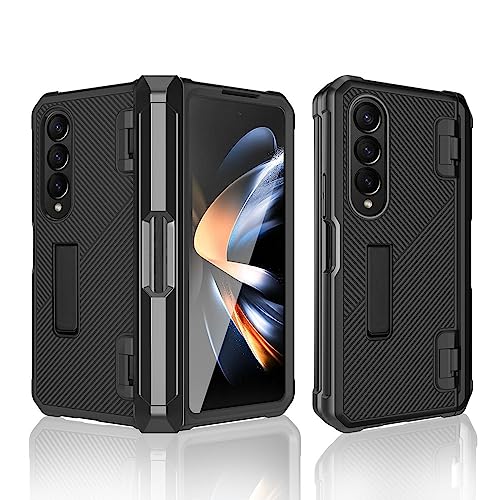 Coque Samsung Galaxy Z Fold 4 anti-rayure avec support rigide résolvant les chutes de charnière
