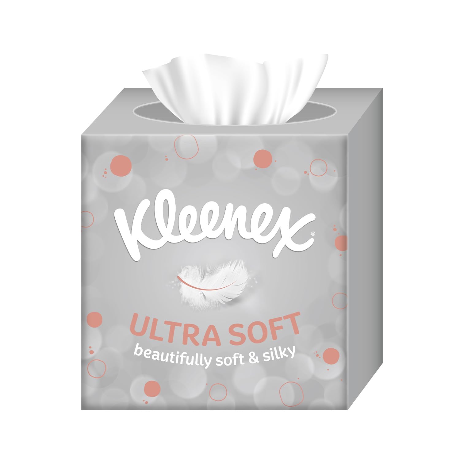 KLEENEX - Mouchoirs boîte cubique Ultra-soft (12 boîtes de 48 mouchoirs) - doux et soyeux qui laissent une sensation de bien-être sur la peau - Fabriqué en France