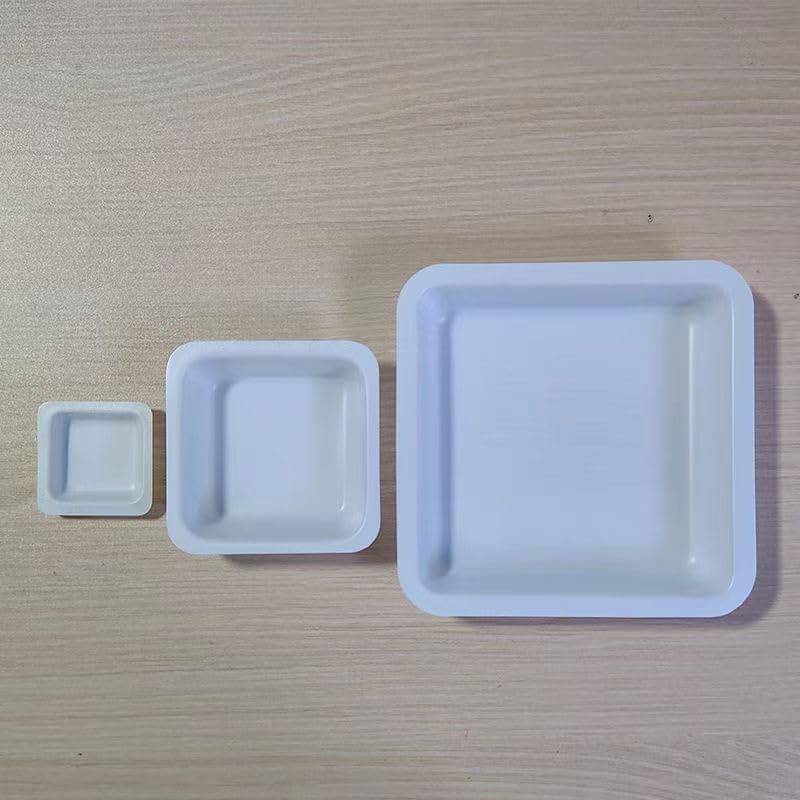 Weigh Boats Large (330ml, 125 Pack) Disposable Plastic Trays for Scale, Anti-Static Square Tray Weighing Dishes, Polystyrene Lab Dish for Powder Weight, Mixing Epoxy, Food Sample Container, Pour Boat