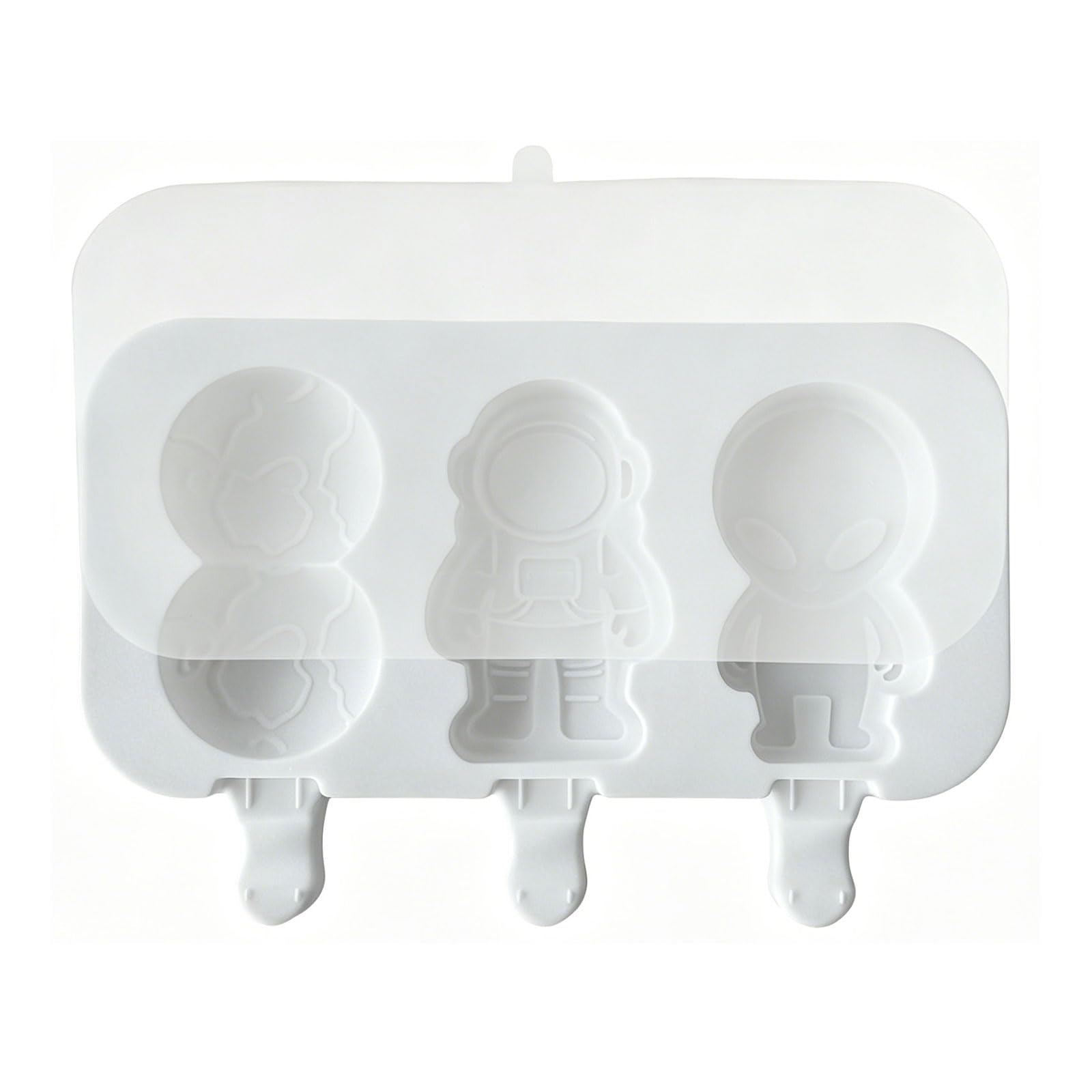 Mekalero Silicone Ice Cream Molds Set Easy Release Design and Fun Shape Popsicles Maker Cheese Stick Dessert Mold Silicone Popsicles Mold