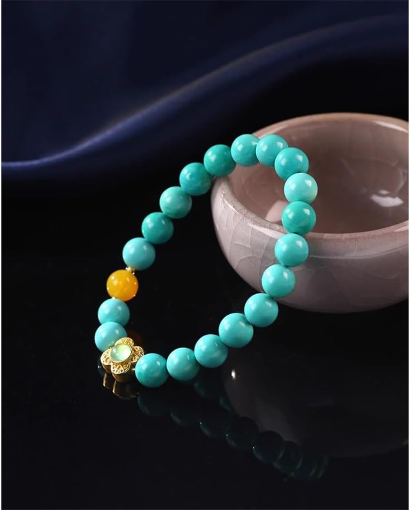 Turquoise Bracelet Women's Versatile Literary And Playful
