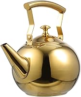 Vista 1 de Hervidor de agua de chocolate hervido caldera de té de acero inoxidable filtro de café teteras para hervir agua cuello de cisne jarra de cerveza