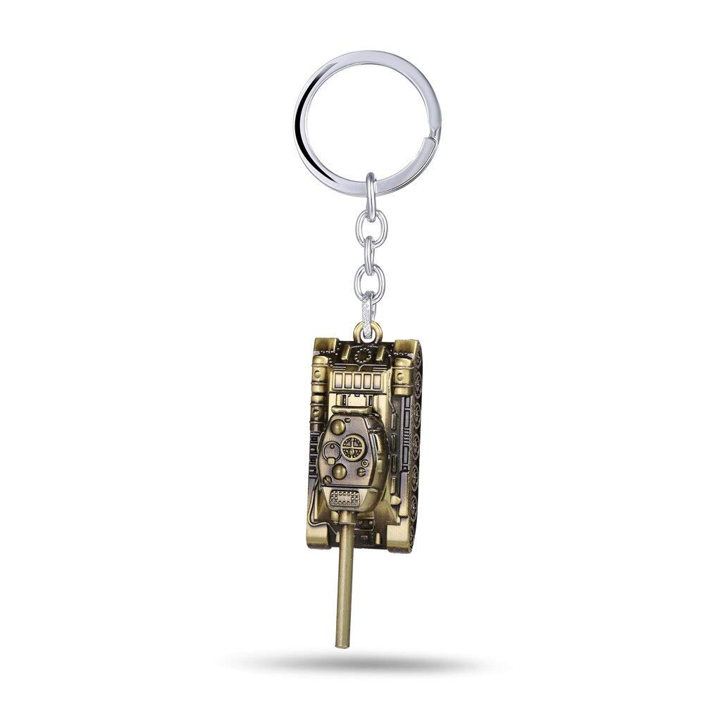 Relicon Game Tank | Gamer (R-1) Gold Metal Keychain for Car Bike Men Women Keyring-picture-15