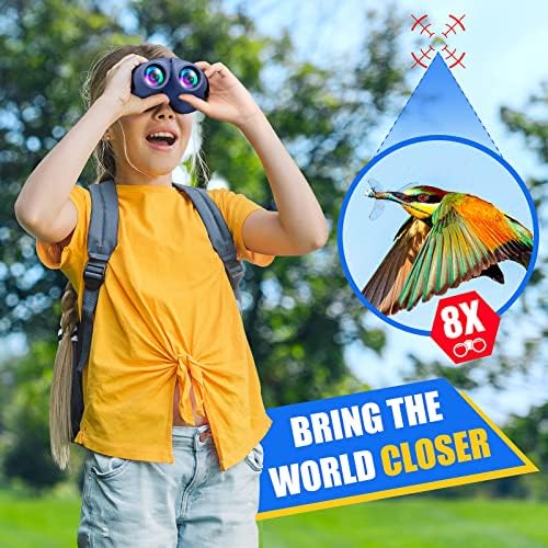 LET'S GOT! Toys for Boys Girls Age 3-12, Binoculars for Children 3-12 Year Old Gifts for 3-12 Year Olds Girls Toys for Girls Age 3-12 Gifts for 4-12 Year Old Boys Toys for 3-12 Years Old Boys