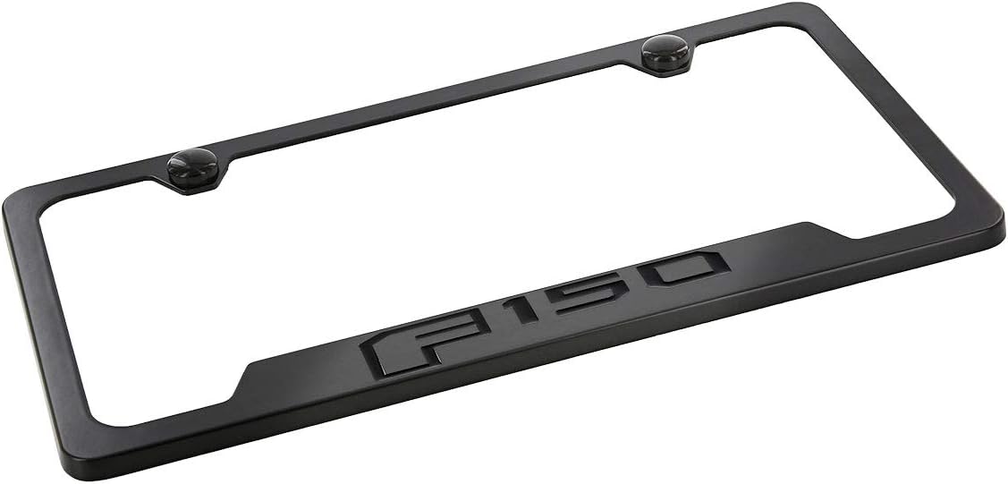 License Frame Inc. Ford F 150 Blacked Out Style Metal License Plate Frame