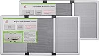 Vista 13 de FLYZZZ - Protector ajustable y expansible para ventanas de tamaño pequeño, (9.84 pulgadas de alto x 14 a 24 pulgadas de ancho, B) 2 paquetes
