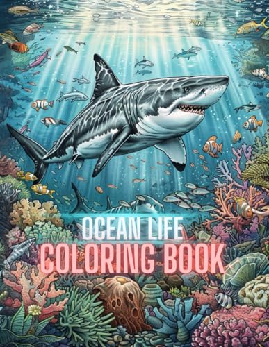 Marine Life Coloring Book: Explore the Wonders of the Ocean, One Color at a Time