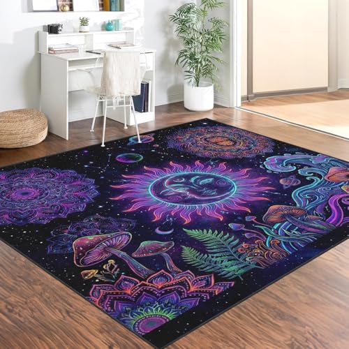 Tapete Rectangular 5'x7' Lavable Antideslizante miniatura 3