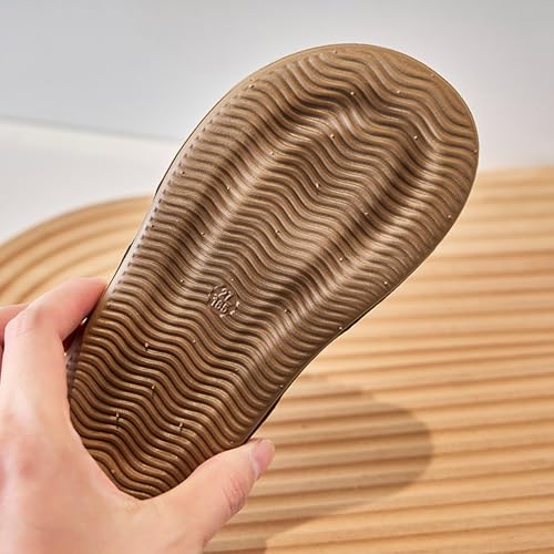 IWIHMIV Girls Summer Sandals Toddler Beach Shoes Girls Leather Open-Toe Fashion Cute Flat Soft Soled Casual Sandals3