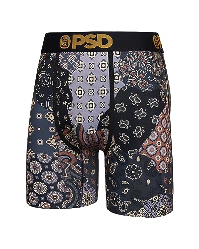 PSD Men's Bandana Coco Boxer Briefs, Multi, XXL