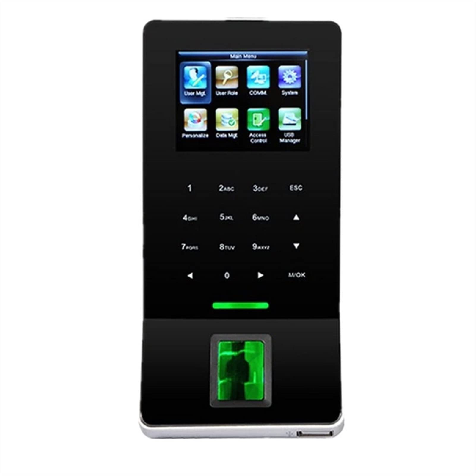 Control Horario Empleados, F28 WiFi TCP IP Comunicación Tarjeta de huella dactilar Contraseña Tarjeta de deslizamiento integrado F22 Asistencia y control de acceso Máquina de control Máquina de prueba