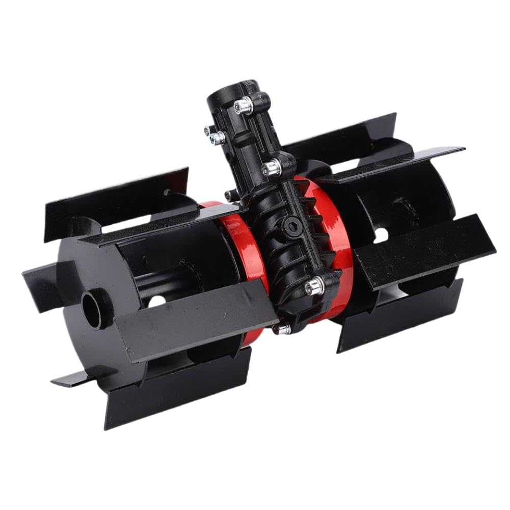 Rueda de deshierbe para cortacésped universal de 7 dientes Rueda para aflojar la tierra Accesorios de jardinería para aflojar zanjas Diámetro interior del tubo de 26 mm
