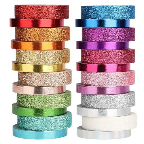 Mr. Pen- Glitter Washi Tape Set 24 Rolls 6mm/10mm