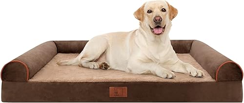 Lazy Lush Cama para perros XL, camas para perros extra grandes, cama para perros XL, cama grande para perros con funda extraíble lavable, cama para