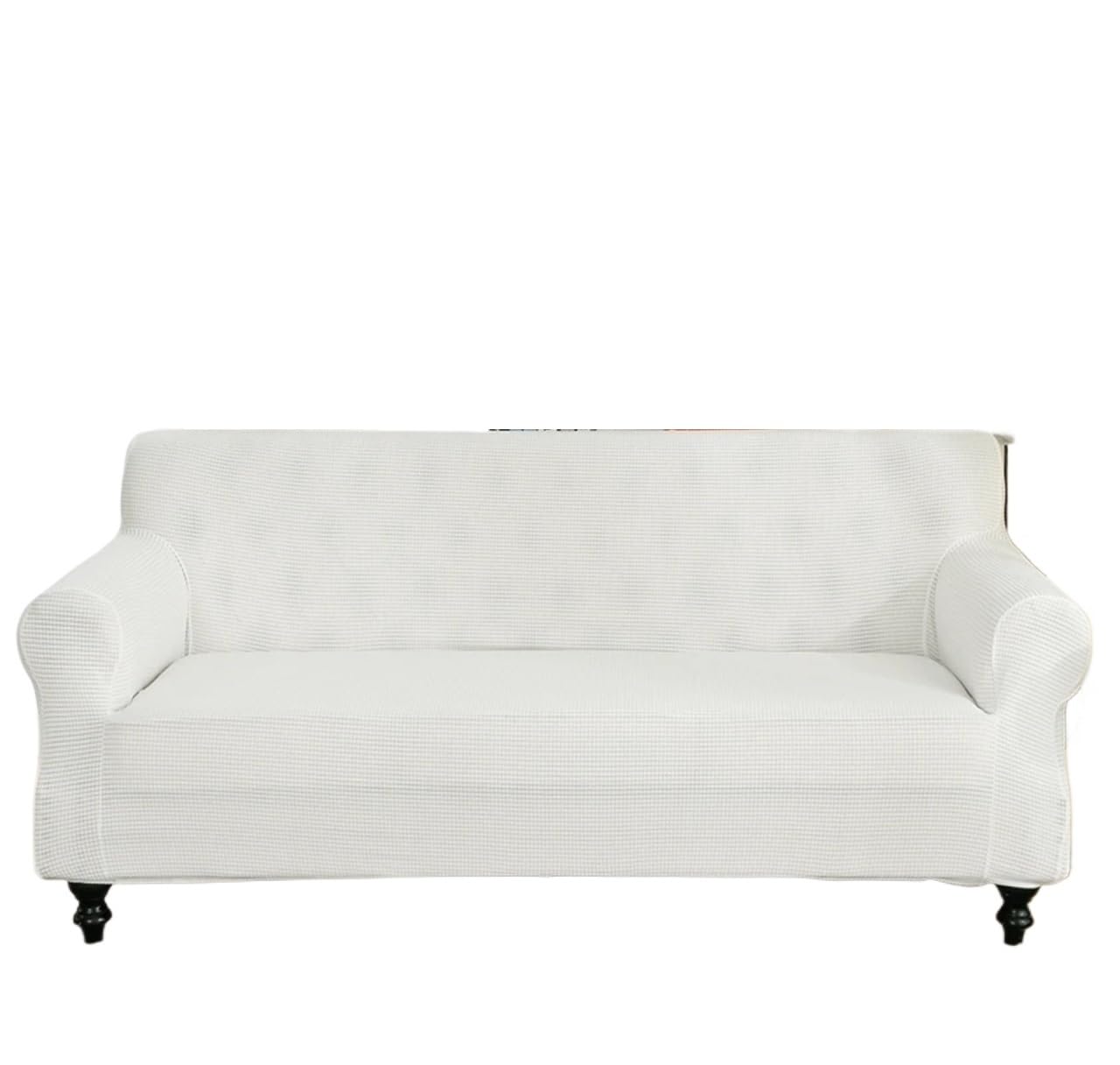 Couvre-canapé imperméable contre liquide renversé housse salon blanche