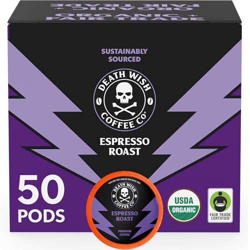 Death Wish Coffee, Espresso Roast Single Serve...