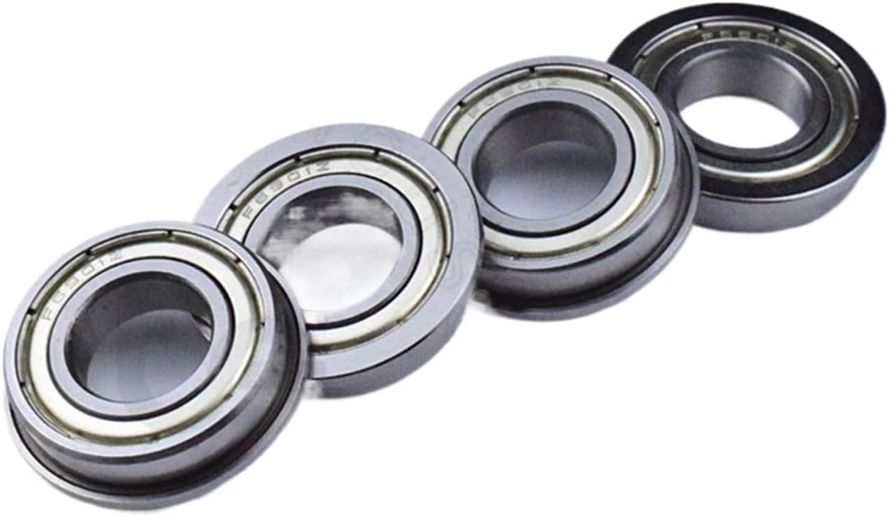 Flange Bearing 10pcs F6901ZZ 12 * 24(26.5)*6(mm) Chrome Steel Metal Sealed High Speed Mechanical Equipment Parts