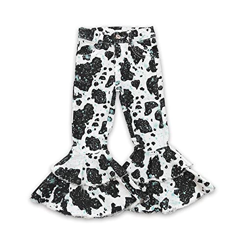 Kids Two Layer Ruffle Jeans