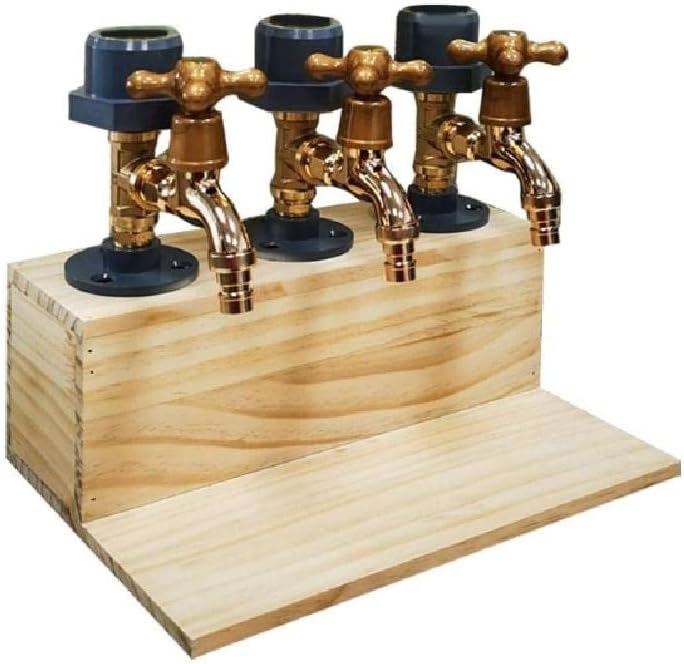 Wood Liquor Dispenser for Home Bar Cocktails Wine Dispenser Beverage Dispenser Faucet Drink Dispenser for Liquor Bottles