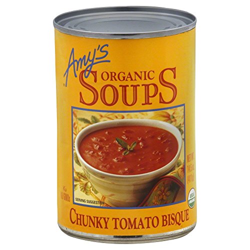 Amys, Soup Chunky Tomato Bisque Organic, 14.5 Ounce