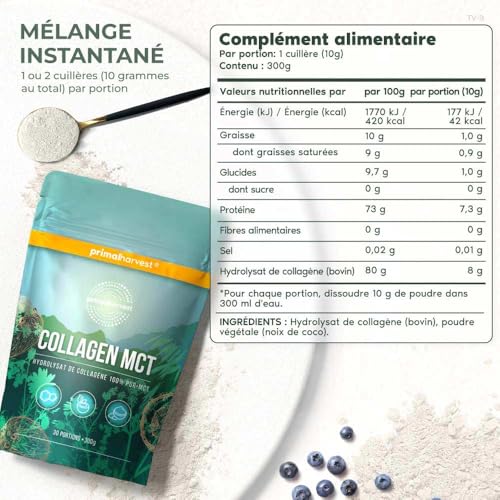 Collègene poudre Premium Collagen Complex Primal Harvest alimentation durable - 2