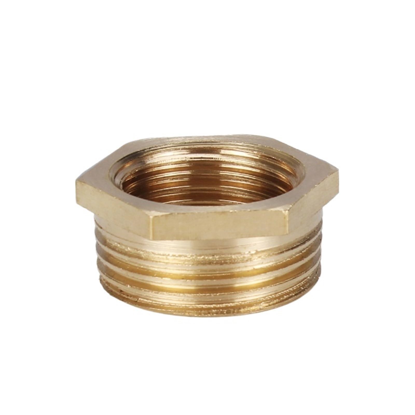 Messing Fitting Reducing Hex Bush Bushing Male to Female Connector Fuel Water Gas Oil 1/8" 1/4" 3/8" 1/2" 3/4" 1" (1-3I4, 1PC)