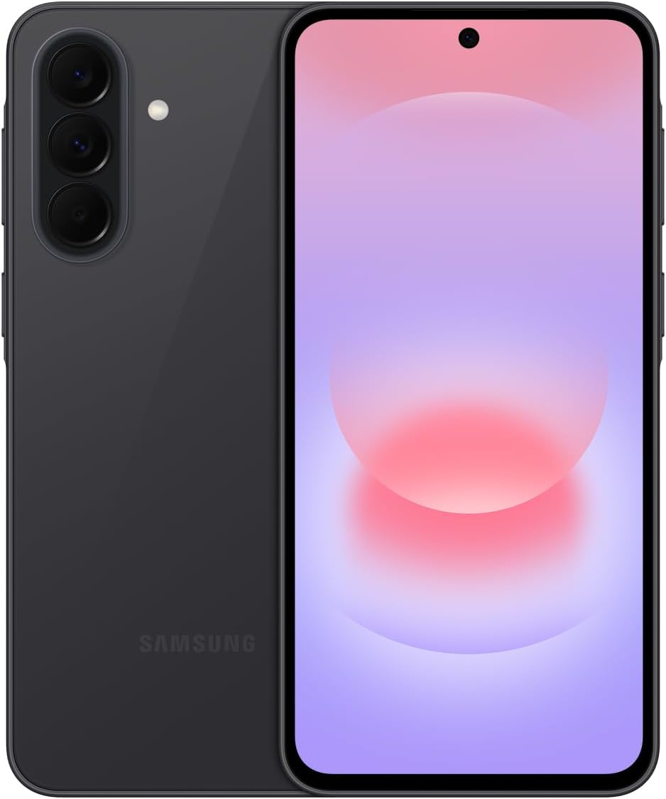 Galaxy A37 5G (2026), teléfono inteligente Android desbloqueado, 256 GB, pantalla AMOLED, cámara triple, IP68, teléfono delgado, batería de 5000 mAh, versión para EE. UU., garantía de 1 año para EE. UU., Awesome Charcoal